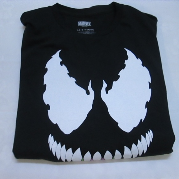 new men marvel venom black tee - Picture 5 of 7